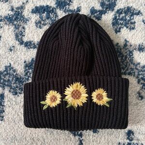 O'Neill Embroidered Sunflower Beanie